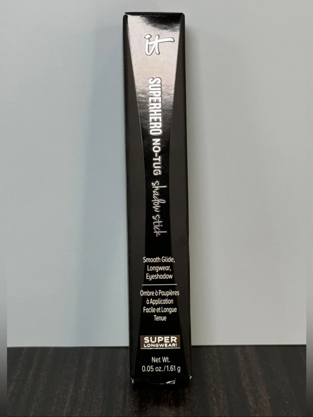 iT COSMETICS SUPERHERO NO-TUG WATERPROOF EYESHADOW STICK (Bare & Brave) NIB